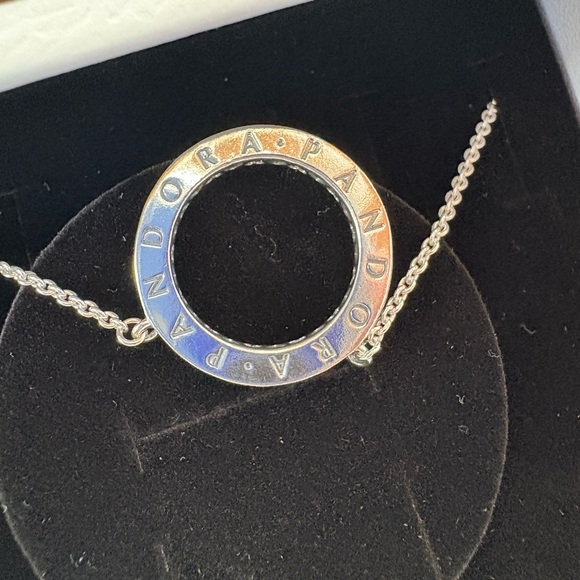 Pandora CZ Circle of Sparkle Necklace - Picture 5 of 5